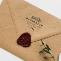 Vintage Style Return Address Stamp