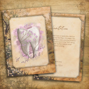 Elegant Vintage Old Fashioned Dental Gift Invitation