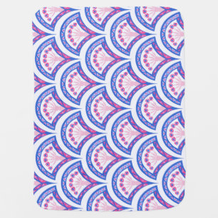 Elegant Vintage Ornamental Artwork Baby Blanket