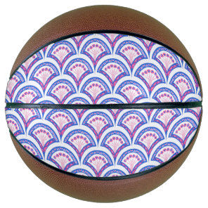Elegant Vintage Ornamental Artwork Basketball