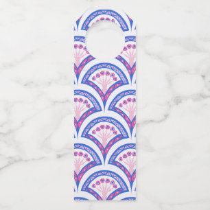 Elegant Vintage Ornamental Artwork Bottle Hanger Tag