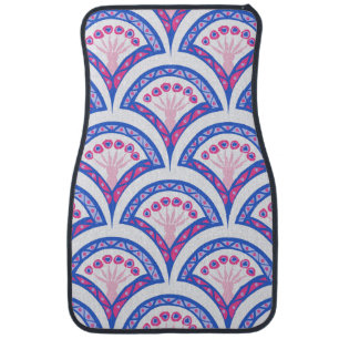 Elegant Vintage Ornamental Artwork Car Floor Mat