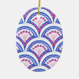 Elegant Vintage Ornamental Artwork Ceramic Ornament