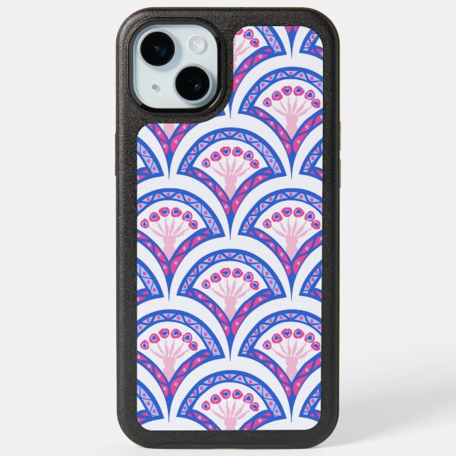 Elegant Vintage Ornamental Artwork iPhone 15 Plus Case (Back)