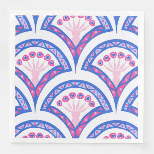 Elegant Vintage Ornamental Artwork Paper Dinner Napkins