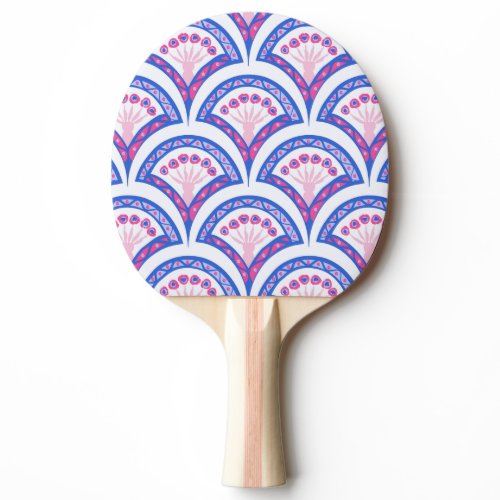 Elegant Vintage Ornamental Artwork Ping Pong Paddle