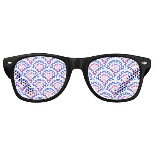 Elegant Vintage Ornamental Artwork Retro Sunglasses