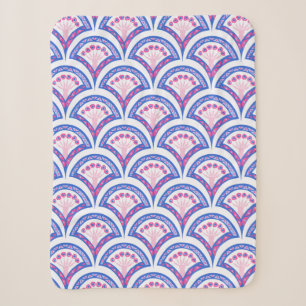 Elegant Vintage Ornamental Artwork Sherpa Blanket