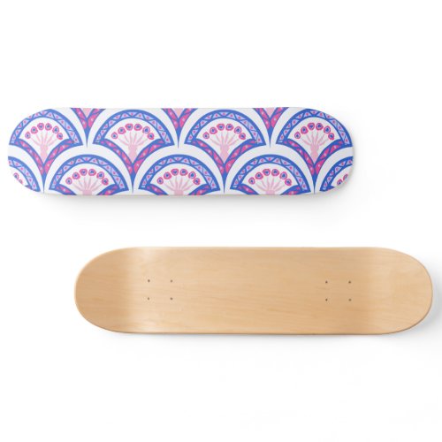 Elegant Vintage Ornamental Artwork Skateboard