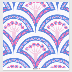 Elegant Vintage Ornamental Artwork Sticker