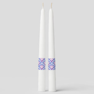 Elegant Vintage Ornamental Artwork Taper Candle