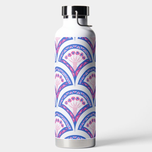 Elegant Vintage Ornamental Artwork Water Bottle
