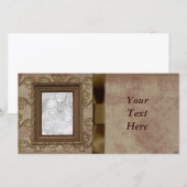 Elegant Vintage Photo Frame Card (Front/Back)