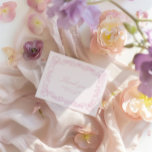 Elegant Vintage Pink Bridal Shower Thank You Card<br><div class="desc">Crafted with delicate precision and adorned with vintage-inspired details,  this card exudes timeless elegance. Perfect for conveying your appreciation to loved ones for sharing in your special day. Personalize your message and send a heartfelt token of thanks.</div>