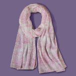Elegant vintage pink toile de jouy scarf<br><div class="desc">Vintage retro pink toile de jouy Scarf. Enhance your wardrobe with the timeless elegance of toile de jouy vintage designs, inspired by the exquisite patterns of french hot pink scenes. These sophisticated Toile prints are an all time rage at the moment, beautiful designs that bring natural beauty and charm. This...</div>