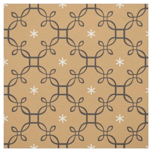 Elegant vintage quatrefoil Beethoven music CC0722 Fabric