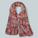 Elegant vintage red pink toile de jouy scarf<br><div class="desc">Vintage retro red pink toile de jouy Scarf. Enhance your wardrobe with the timeless elegance of toile de jouy vintage designs, inspired by the exquisite patterns of french countryside scenes. These sophisticated Toile prints are an all time rage at the moment, beautiful designs that bring natural beauty and charm. This...</div>
