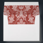 Elegant Vintage Red Toile Envelope<br><div class="desc">An elegant vintage toile mailing envelope. Great for sending Christmas cards and other festive occasions. Coordinates with the Santa Claus Christmas stationery. Designed for you by Blackberry Boulevard.</div>
