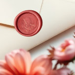 Elegant Vintage Romance Wedding Monogram Script Wax Seal Stamp<br><div class="desc">Add a timeless touch to your wedding stationery with this elegant wax seal stamp featuring a custom monogram of the couple's initials in a simple typography script. Perfect for sealing invitations, envelopes, or favors, this stamp exudes vintage romance with its classic design. A sophisticated detail to elevate your special day....</div>