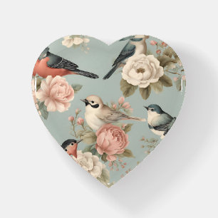 Elegant Vintage Shabby Chic Cottagecore Floral Paperweight