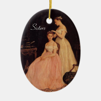 Elegant Vintage Sisters Ornament