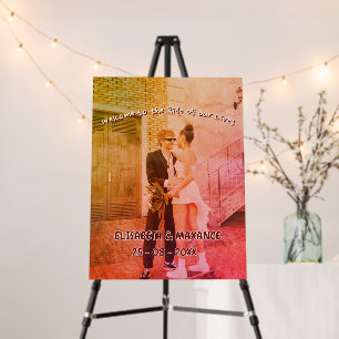 Elegant Vintage Skateboard Wedding party poster