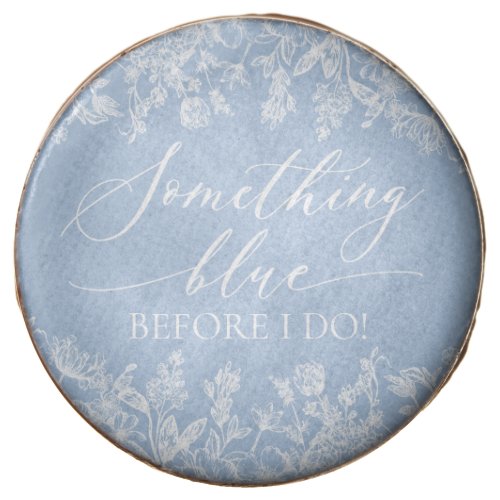 Elegant Vintage Something Blue Bridal Shower  Chocolate Covered Oreo