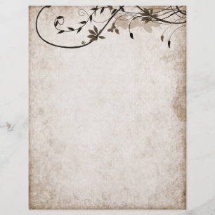 Elegant vintage stationery paper