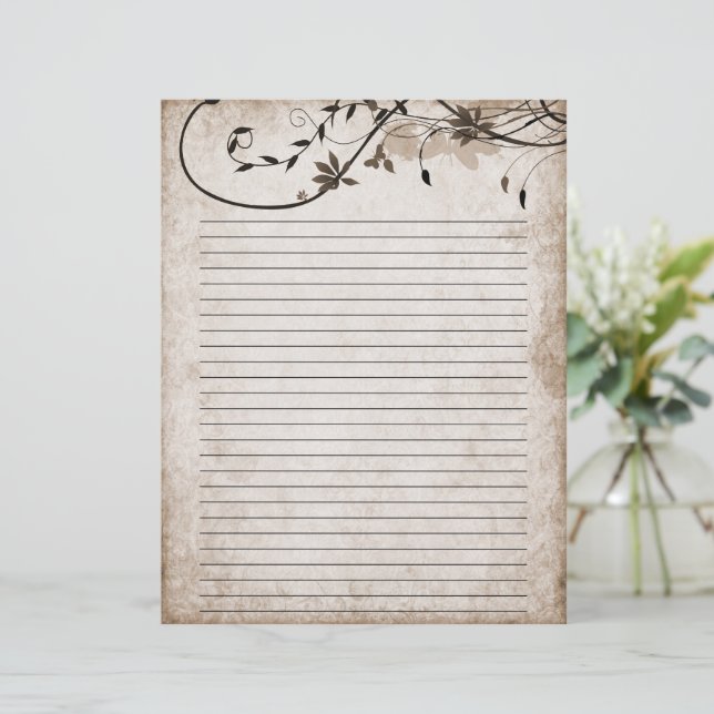 elegant-vintage-stationery-paper-zazzle for Free Printable Lined Writing Paper With Fancy Decorative Borders Elegant vintage stationery paper | Zazzle for Free Printable Lined Writing Paper With Fancy Decorative Borders