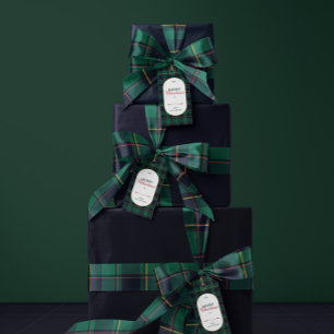 Elegant vintage Tartan Plaid Christmas Satin Ribbon