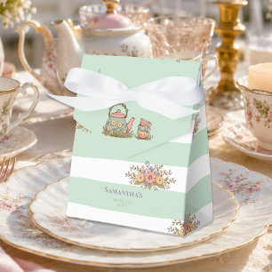 Elegant Vintage Tea Party Bridal Shower Favor Boxes