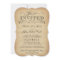 Elegant Vintage Typography Wedding Invitations