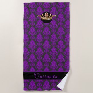 Elegant, Vintage, Victorian Damask Personalized