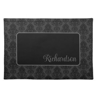 Elegant, Vintage, Victorian Damask Personalized
