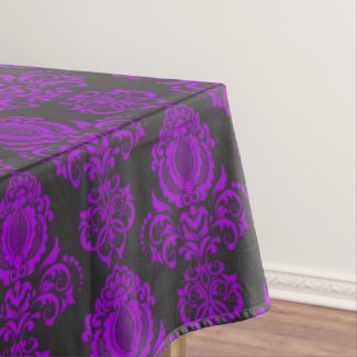 Elegant, Vintage, Victorian Damask Purple
