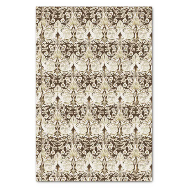 Elegant Vintage Victorian Floral Pattern Decoupage Tissue Paper Zazzle