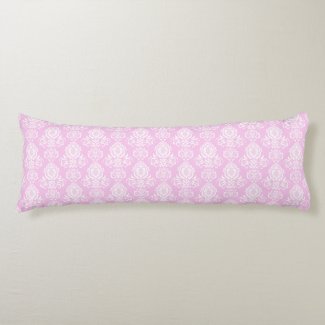 Elegant, Vintage, Victorian Pastel Pink Damask 
