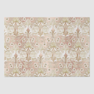 Elegant Vintage Victorian Rose Gold Flower Tissue Paper