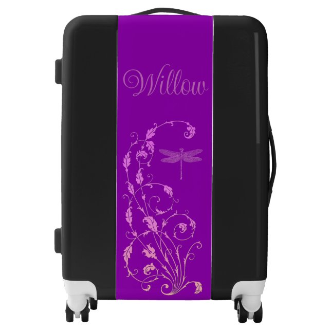 Elegant, Vintage, Victorian Steampunk Personalized Luggage (Front)
