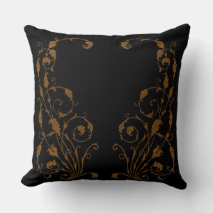 Elegant, Vintage, Victorian Steampunk Throw Pillow