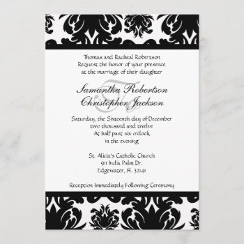 Elegant Vintage Wedding Invite by ForeverAndEverAfter at Zazzle