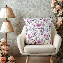 Elegant vintage wildflowers floral pattern