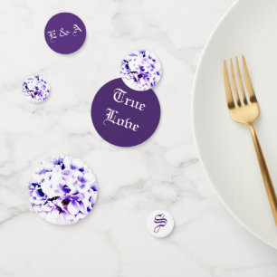 Elegant Violets Confetti