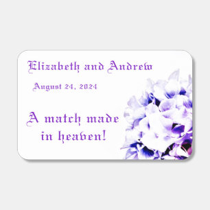 Elegant Violets Matchboxes