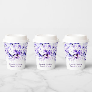 Elegant Violets Paper cup
