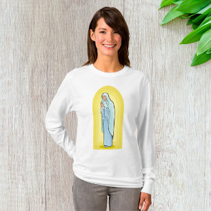 Elegant Virgin Mary Catholic Religious T-Shirt