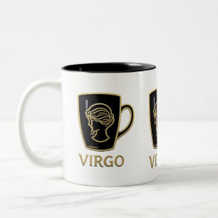 Elegant Virgo Zodiac Mug
