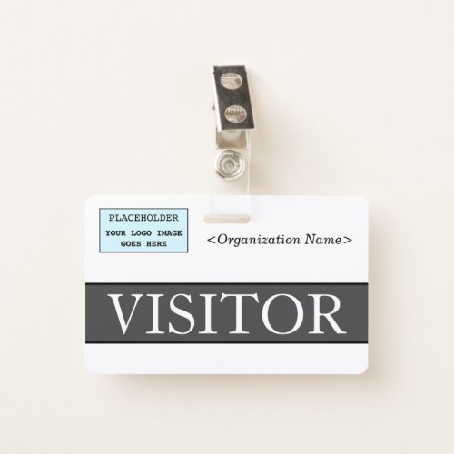 Elegant VISITOR Badge