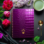 Elegant Vivid Purple Faux Crocodile Monogrammed Planner<br><div class="desc">Elevate your planning with our Chic Planner, featuring a luxurious vivid purple faux crocodile design from our Vivid Purple Collection. This planner is perfect for professionals, students, and anyone who values organization with a touch of elegance. The personalized monogram adds a unique and exclusive flair, making it a standout accessory....</div>