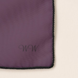 Elegant Wardrobe Voodoo Color Monogrammed Scarf